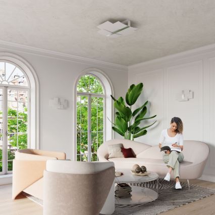 Wandlamp CELIA 2xG9/40W/230V glanzend chroom/wit