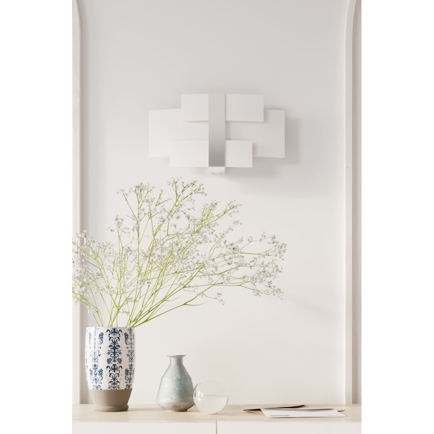 Wandlamp CELIA 2xG9/40W/230V glanzend chroom/wit