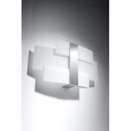 Wandlamp CELIA 2xG9/40W/230V glanzend chroom/wit