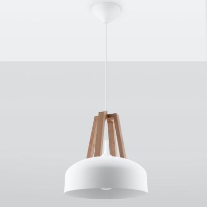 Hanglamp aan een koord CASCO 1xE27/60W/230V diameter 30 cm Berk