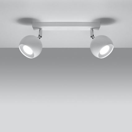 Plafondspot OCULARE 2xGU10/10W/230V