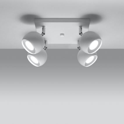 Spot de plafond OCULARE 4xGU10/10W/230V