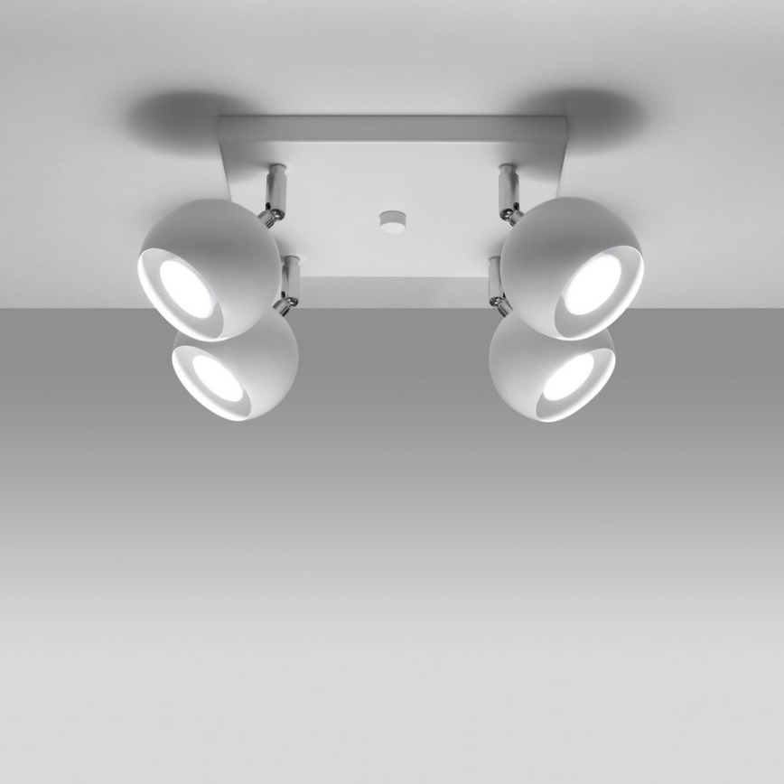 Spot de plafond OCULARE 4xGU10/10W/230V