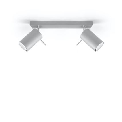 Plafondspot RING 2xGU10/10W/230V