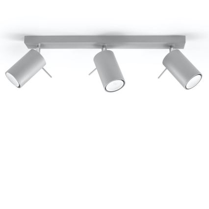 Plafondspot RING 3xGU10/10W/230V
