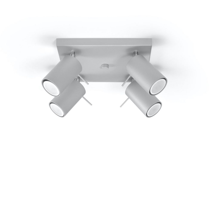 Plafondspot RING 4xGU10/10W/230V