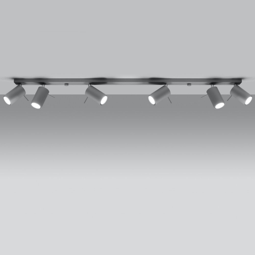 Spot de plafond RING 6xGU10/10W/230V