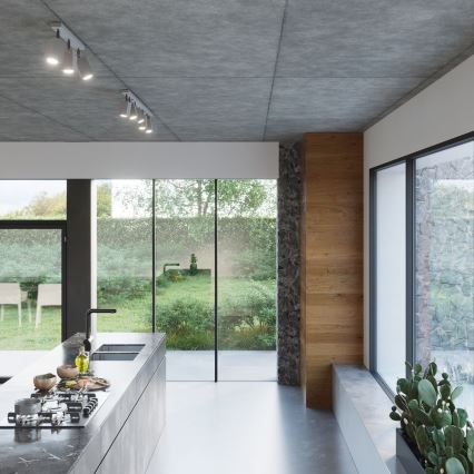 Inbouwspot MERIDA 2xGU10/40W/230V grijs