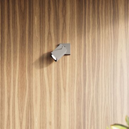 Inbouwspot MERIDA 4xGU10/40W/230V grijs