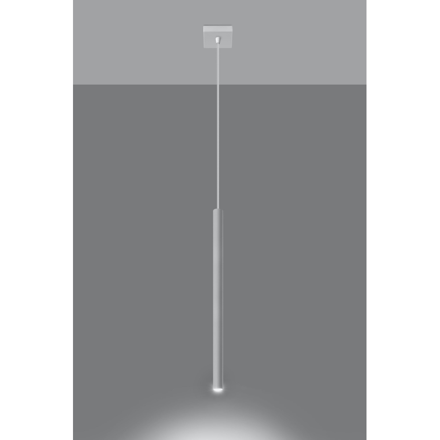 Hanglamp aan een koord PASTELO 1xG9/8W/230V wit