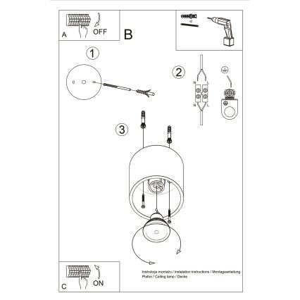 Spot ORBIS 1xGU10/10W/230V beton