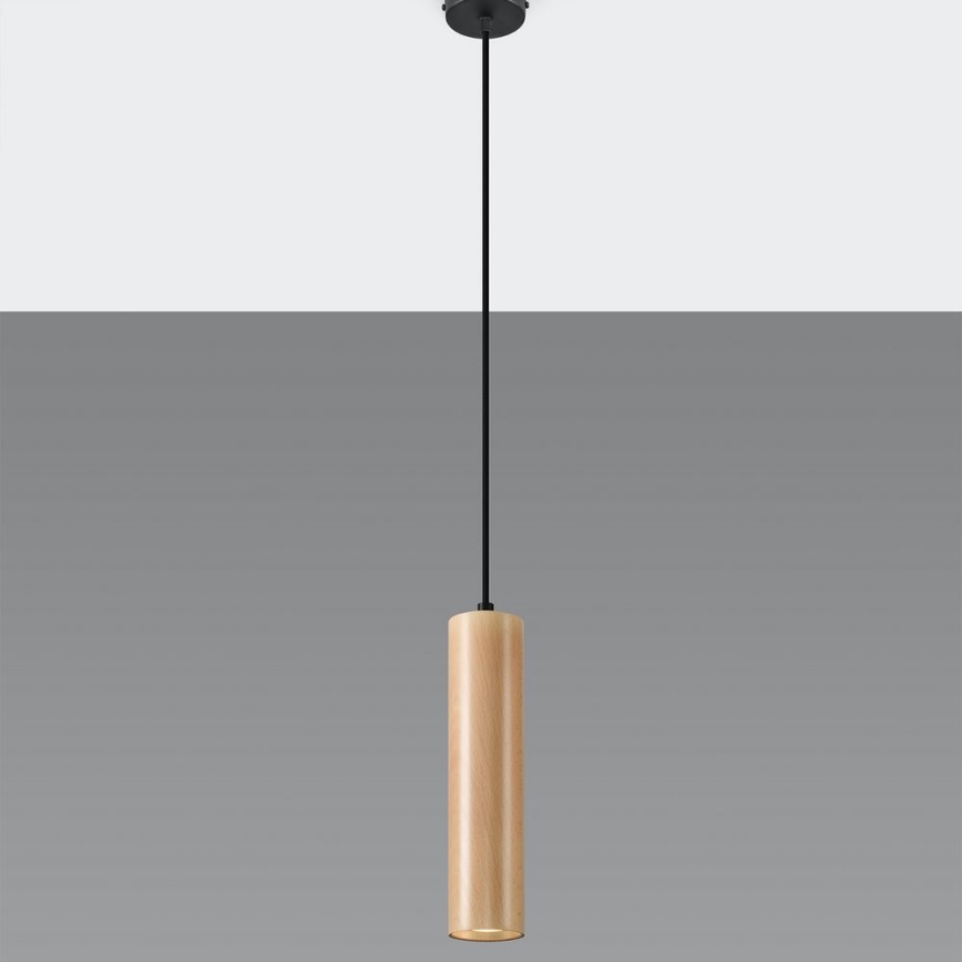 Hanglamp aan een koord LINO 1xGU10/40W/230V beuken
