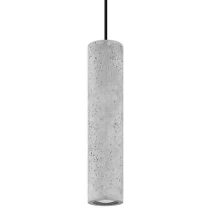 Hanglamp aan kabel LUVO 1xGU10/40W/230V beton/zwart