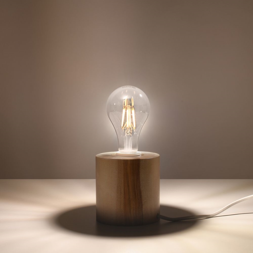 Lampe de table SALGADO 1xE27/15W/230V hêtre