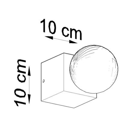 Wandlamp ABEL 1xE27/60W/230V beuken