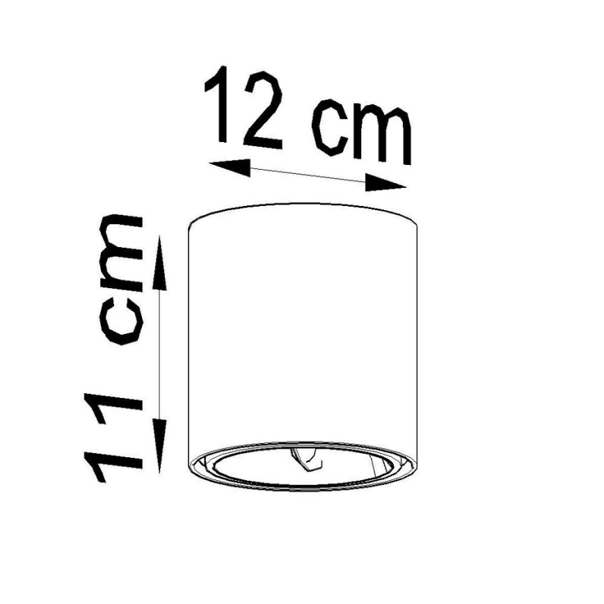 Spot TIUBE1xGU10-AR111/10W/230V