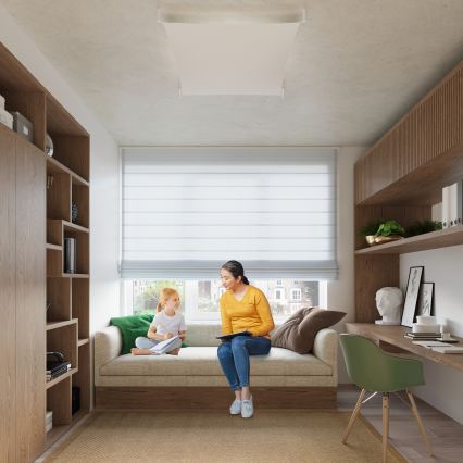 LED plafondlamp LUNA 2xG13/8,5W/230V 8x10,5 cm wit