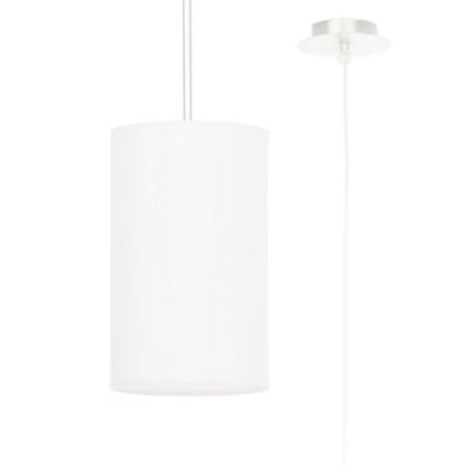 Suspension filaire OTTO 1xE27/60W/230V d. 15 cm blanche