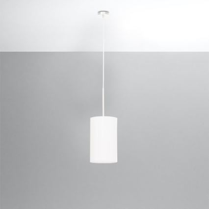 Suspension filaire OTTO 1xE27/60W/230V d. 15 cm blanche