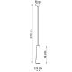 Suspension filaire ELECTRA 1xGU10/40W/230V