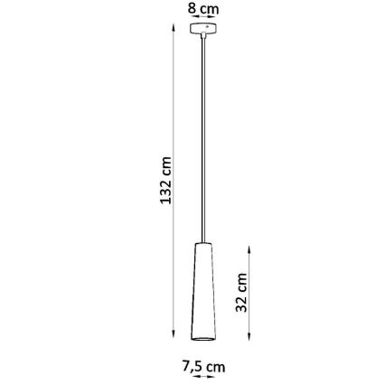 Suspension filaire ELECTRA 1xGU10/40W/230V