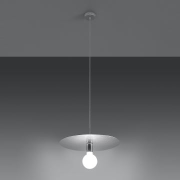 Hanglamp aan een koord FLAVIO 1xE27/60W/230V grijs
