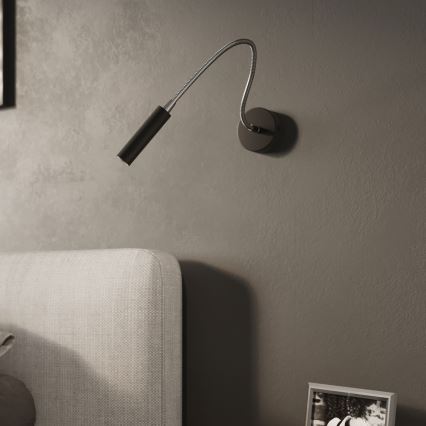 Flexibel klein lamp AXIL 1xG9/12W/230V zwart