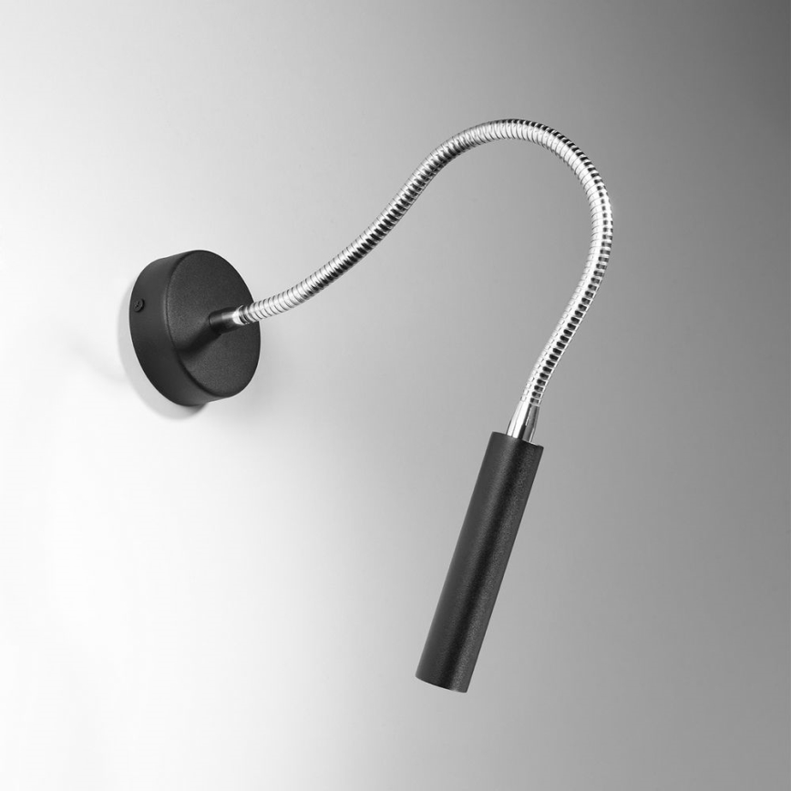 Flexibel klein lamp AXIL 1xG9/12W/230V zwart