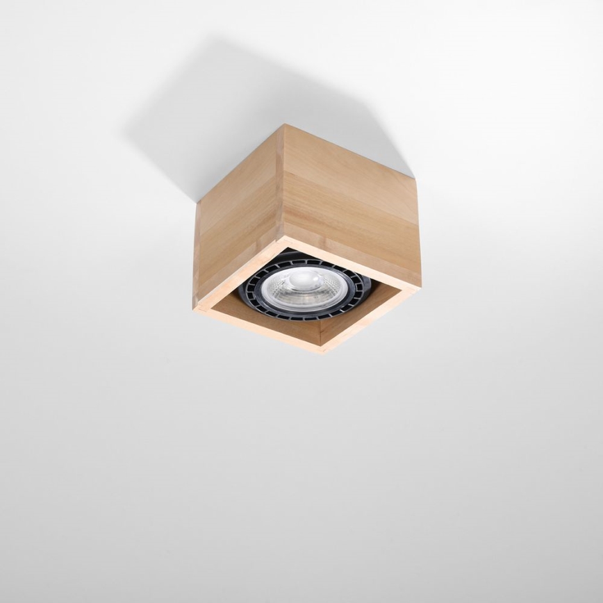 Plafondlamp QUATRO AR111 1xGU10/40W/230V beuken