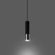 Hanglamp aan een koord LOOPEZ 1xGU10/10W/230V zwart/chroom