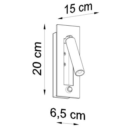 Applique murale ENIF 1xG9/12W/230V