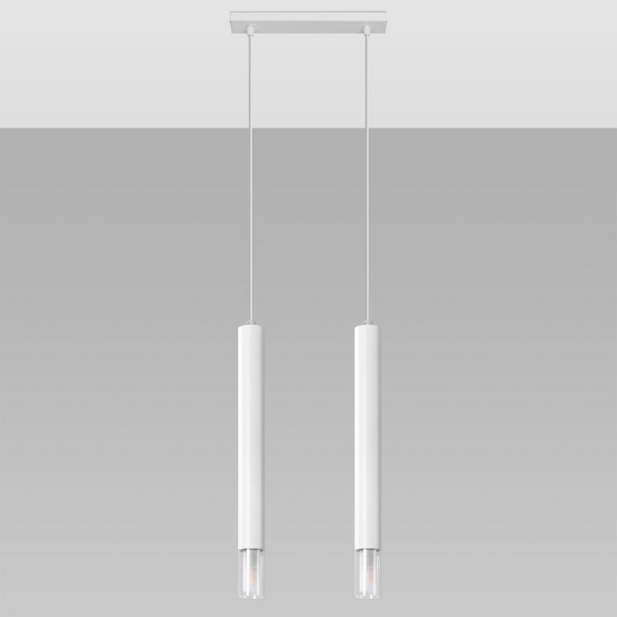 Hanglamp aan een koord VIZIER 2xG9/40W/230V wit