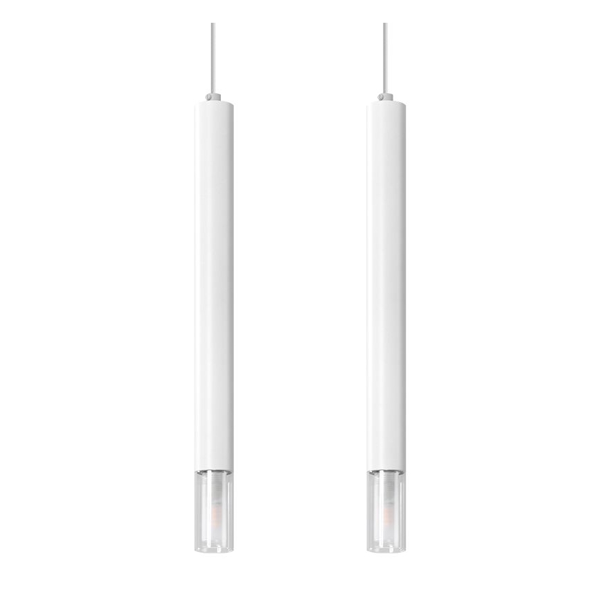 Suspension filaire VIZIER 2xG9/40W/230V blanc