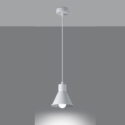 Hanglamp aan een koord TALEJA 1xE27/60W/230V wit