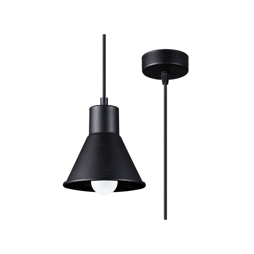 Hanglamp aan een koord TALEJA 1xE27/60W/230V zwart