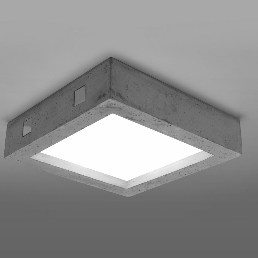 Plafonnier LED RIZA LED/18W/230V béton