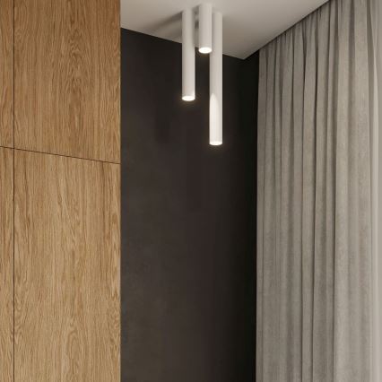 Spot LAGOS 1xGU10/10W/230V 10 cm blanc