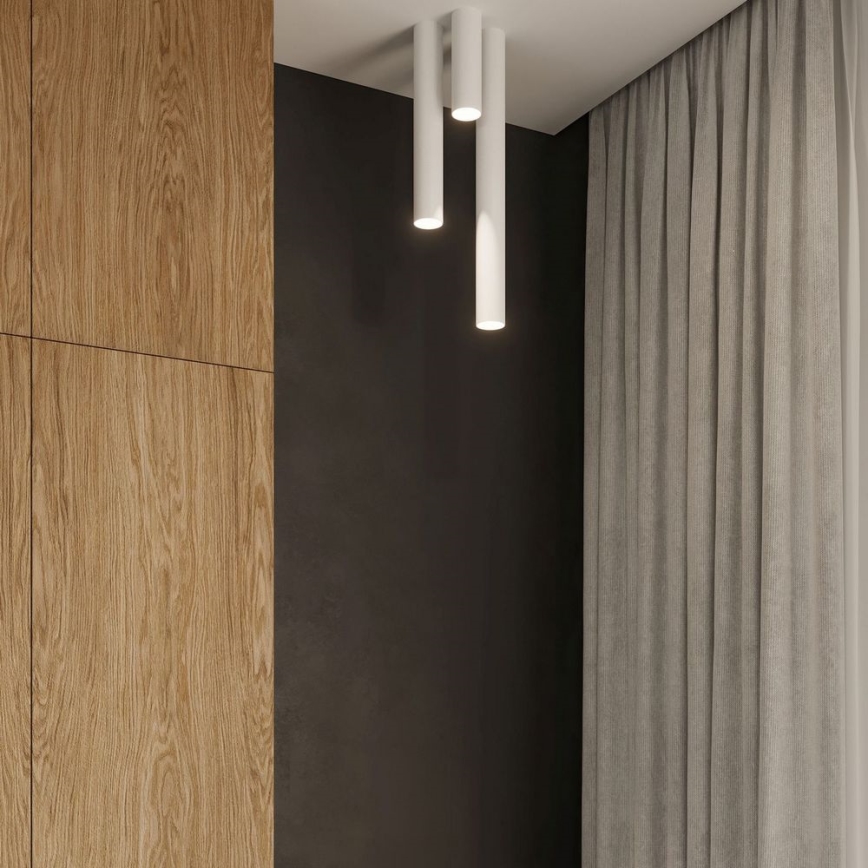 Spot LAGOS 1xGU10/10W/230V 10 cm blanc
