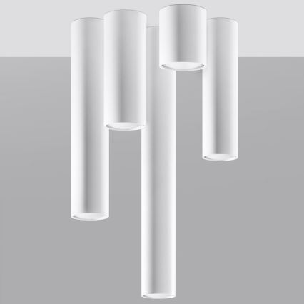 Spot LAGOS 1xGU10/10W/230V 10 cm blanc