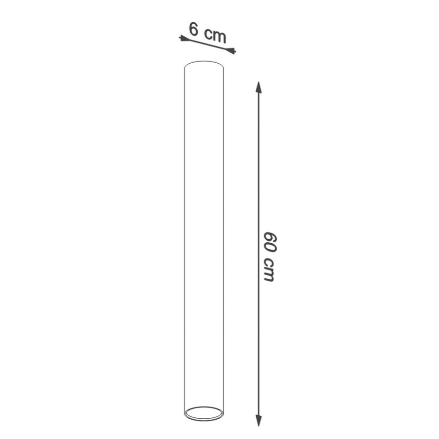 Spot LAGOS 1xGU10/10W/230V 60 cm blanc