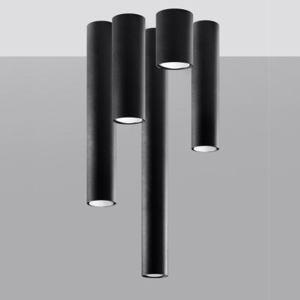 Spot LAGOS 1xGU10/10W/230V 20 cm noir