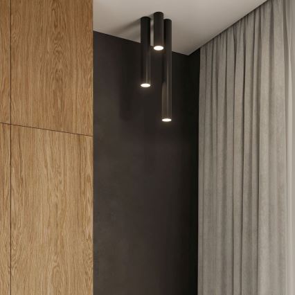 Spot LAGOS 1xGU10/10W/230V 60 cm noir