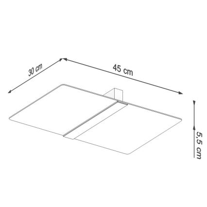 Plafonnier AZALIA 2xG9/40W/230V