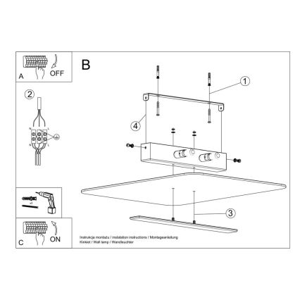 Plafonnier AZALIA 2xG9/40W/230V