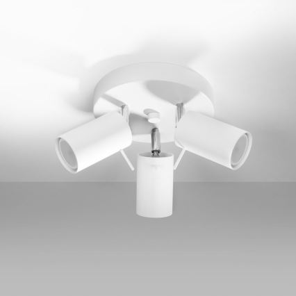 Spot RING 3xGU10/10W/230V blanc