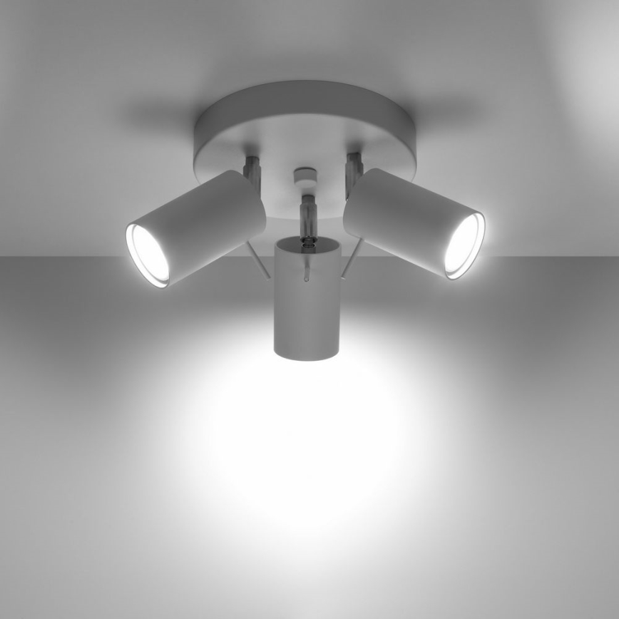 Spot RING 3xGU10/10W/230V blanc