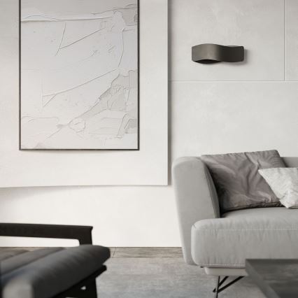 Applique murale TILA 1xG9/40W/230V 30 cm noir