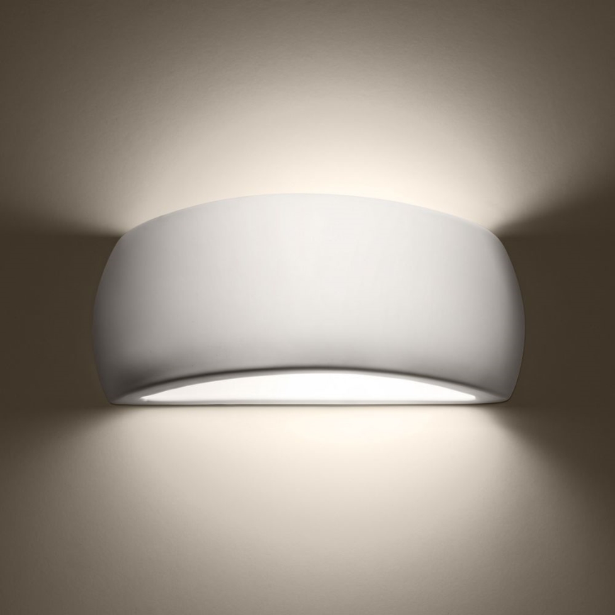 Wandlamp PONTIUS 1xG9/40W/230V glanzend wit
