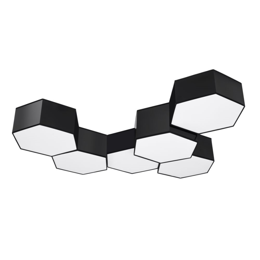Plafonnier SUNDE 2xE27/60W/230V 15,5 cm noir