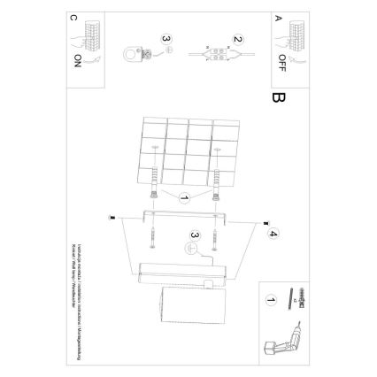 Wandlamp UTTI 1xGU10/40W/230V wit